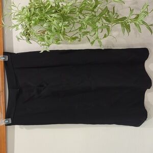 Zara black midi skirt